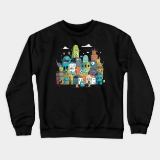 Monster in da City 05 Crewneck Sweatshirt